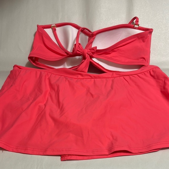 Tommy Bahama Pink Bikini Set with Bandeau Top - Picture 6 of 14